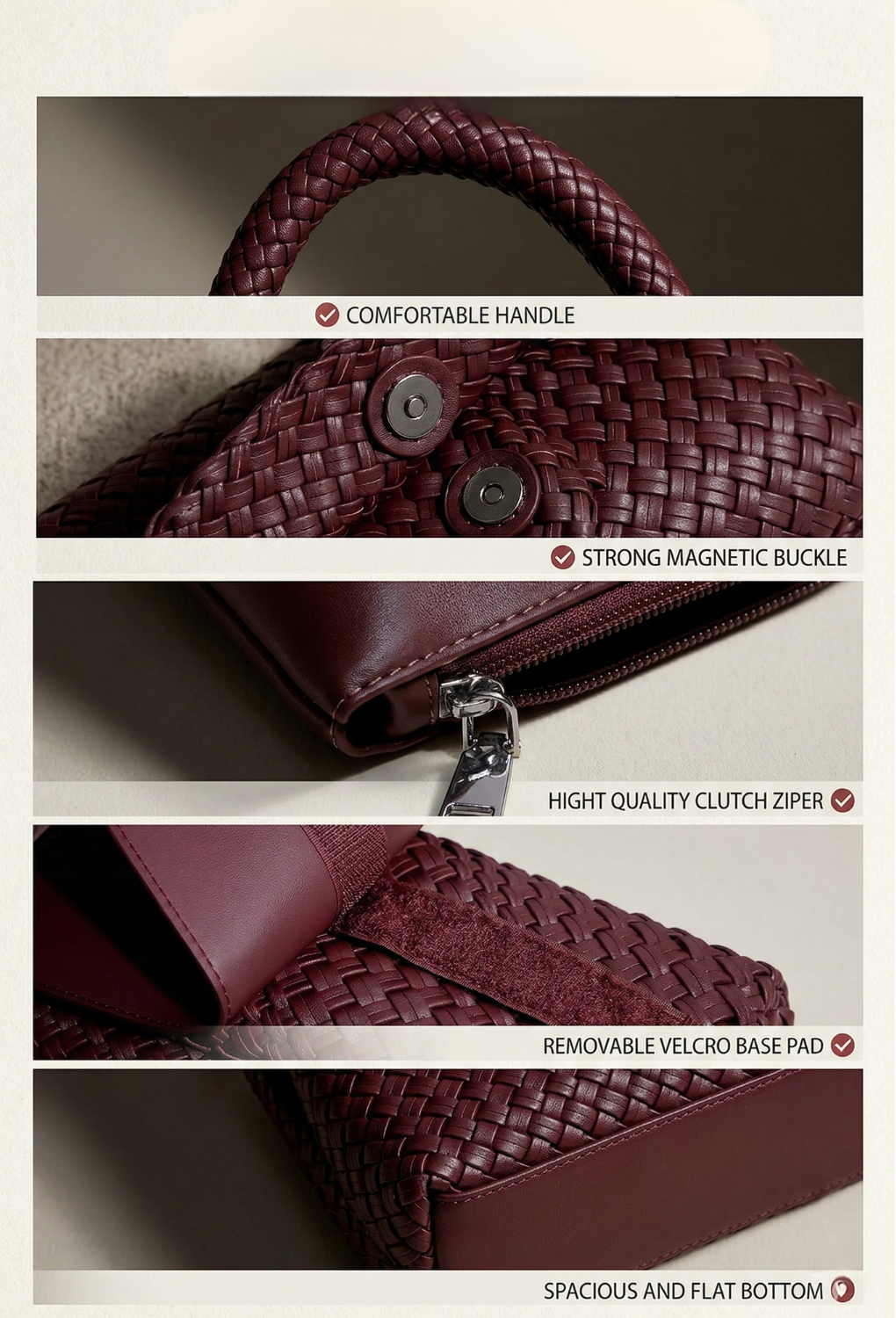 Woven Leather work bag for ladies | SORRENTO