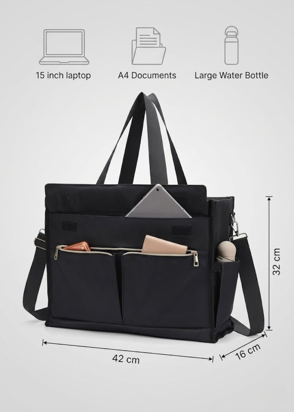 Tote bag with lunch compartment | The Soho
