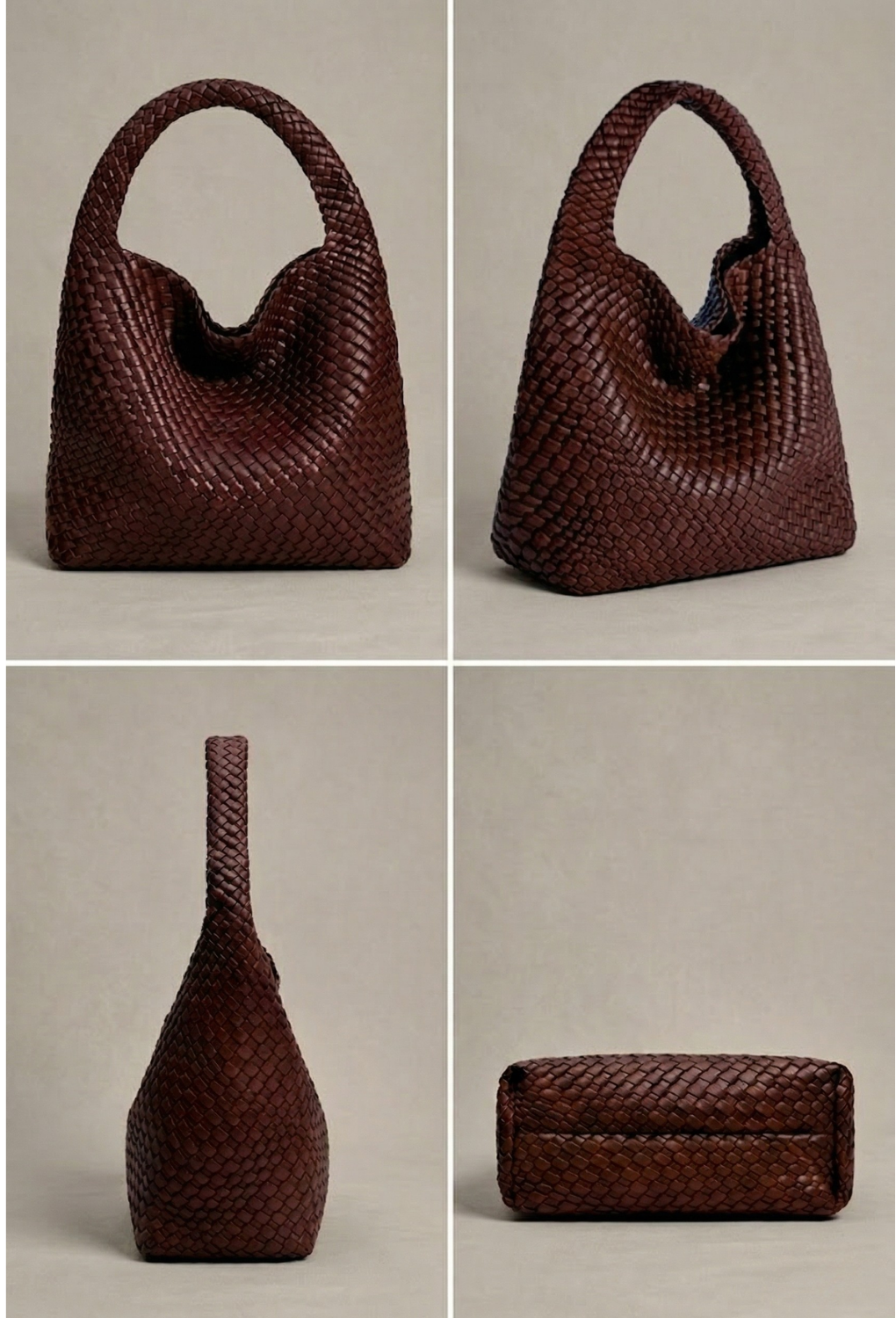 Woven Leather work bag for ladies | SORRENTO