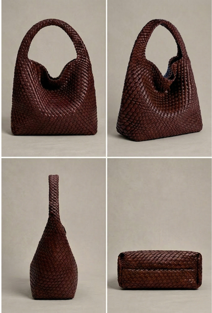 Woven Leather work bag for ladies | SORRENTO