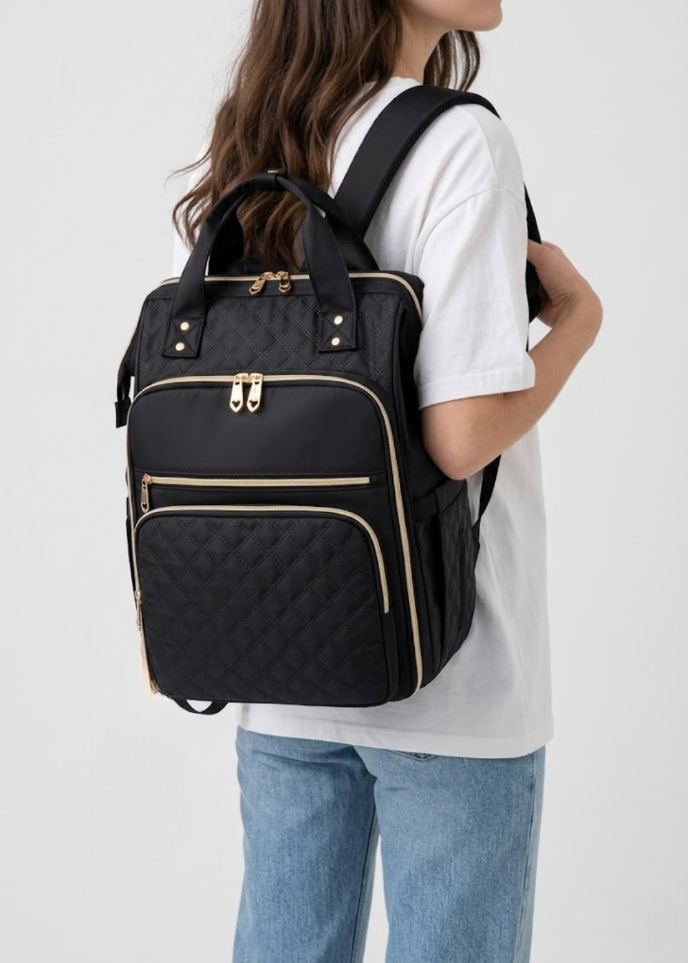 Lunch Backpack for Women with 15.6" Laptop Compartment