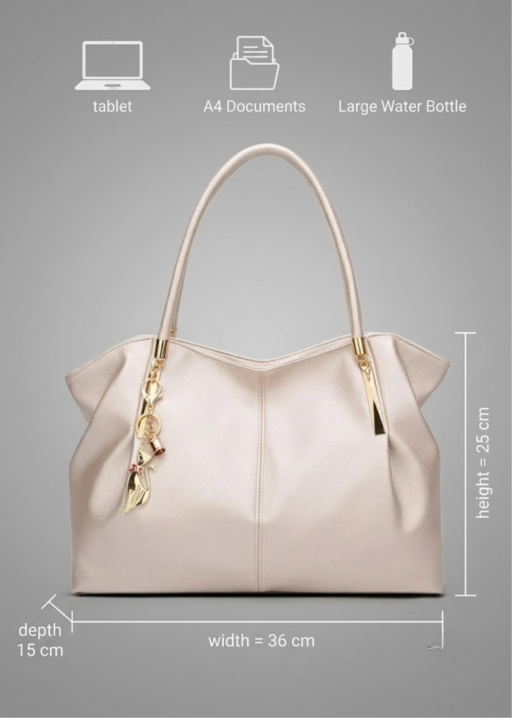 Structured Wing Tote Bag |  Bruges