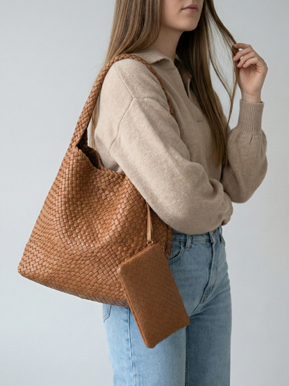 Women’s vegan leather work bag