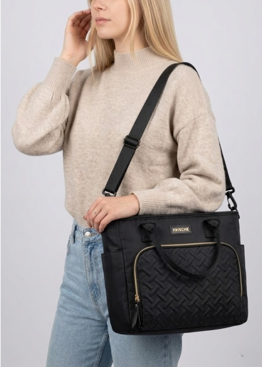 Black Ladies Lunch Tote Bag | The Belgravia