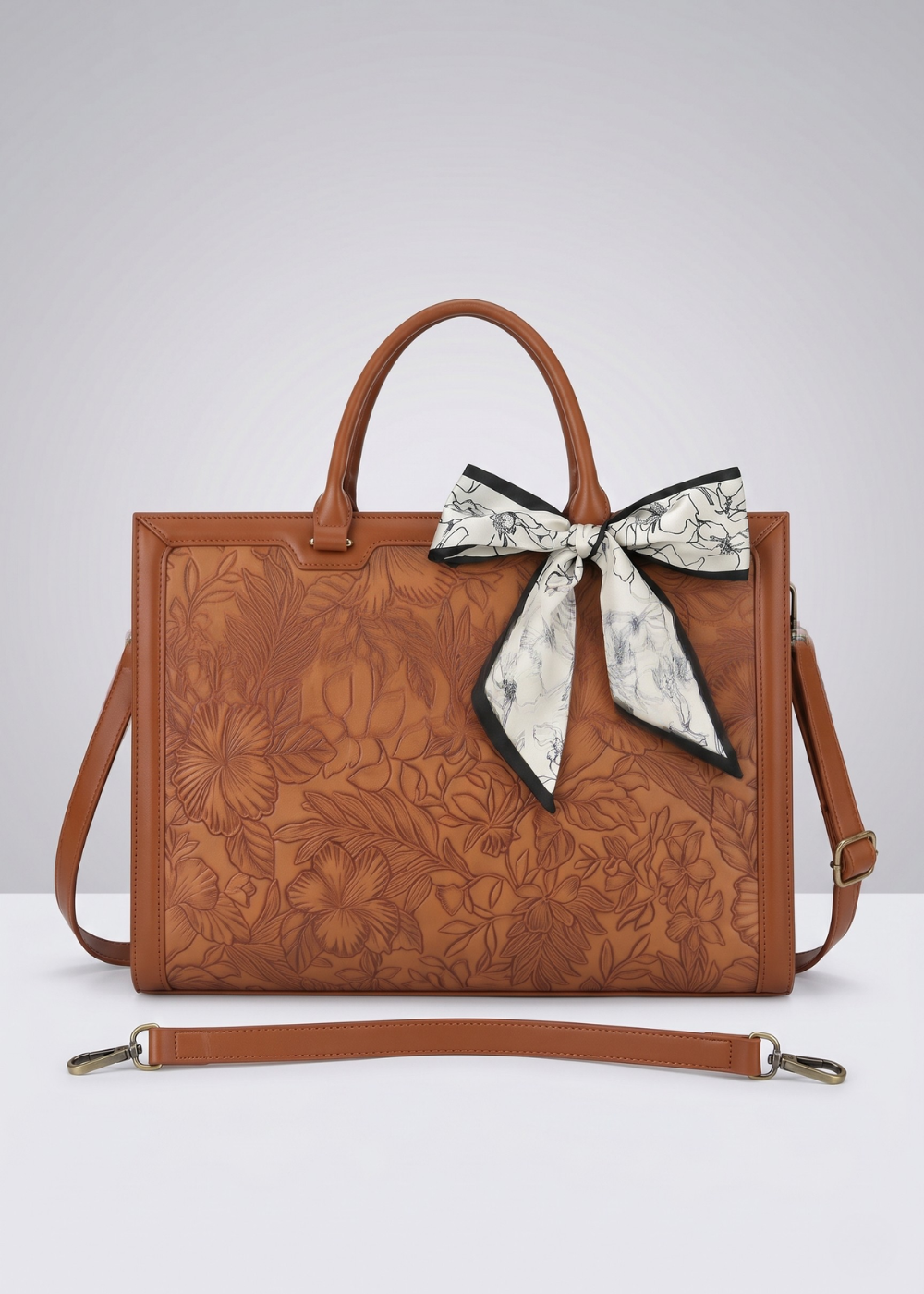 Work Tote Bag — Embossed Multi-pocket & Laptop bag | Corfu