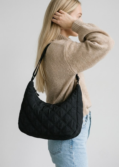 Quilted Puffer Hobo Bag | Reykjavik