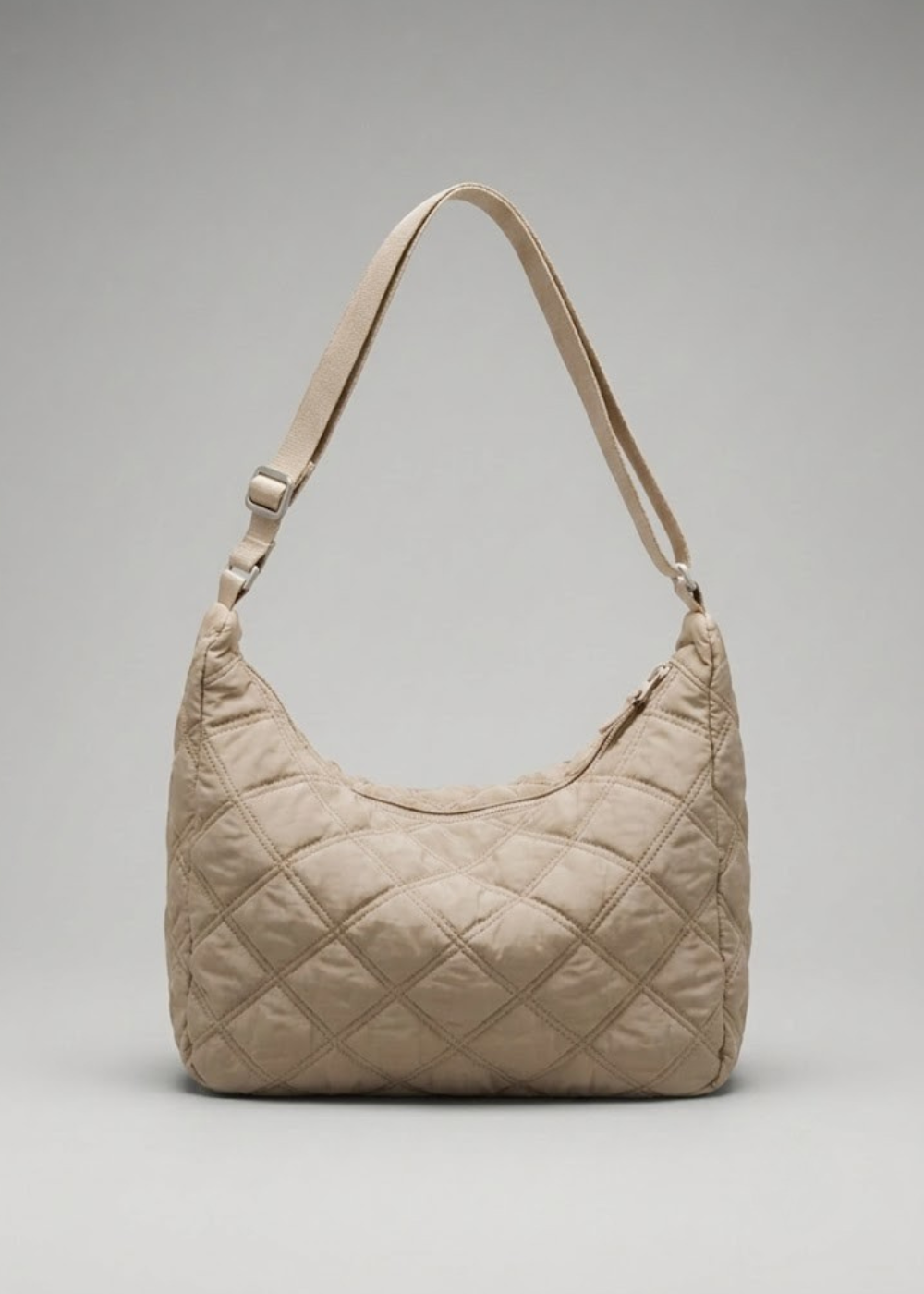 Quilted Puffer Hobo Bag | Reykjavik