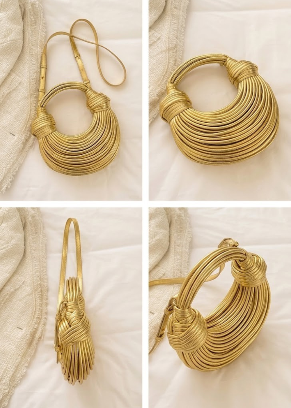 Handwoven Knot Hobo Bag | Cannes