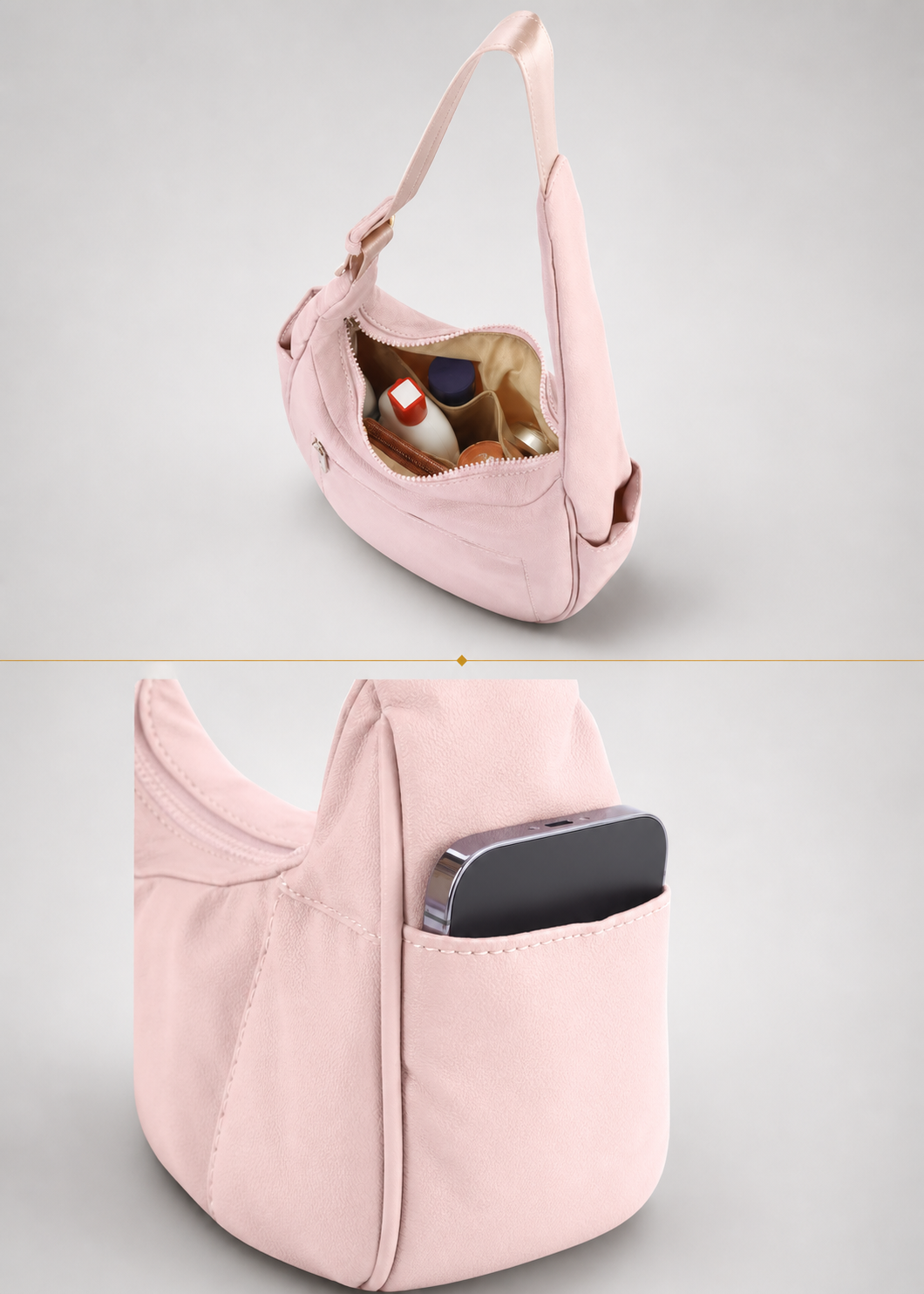 Quilted Puffer Hobo Bag | Aachen