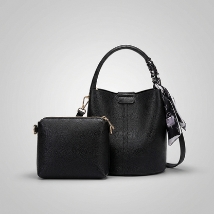 Scarf Accent Bucket Bag | Erfurt