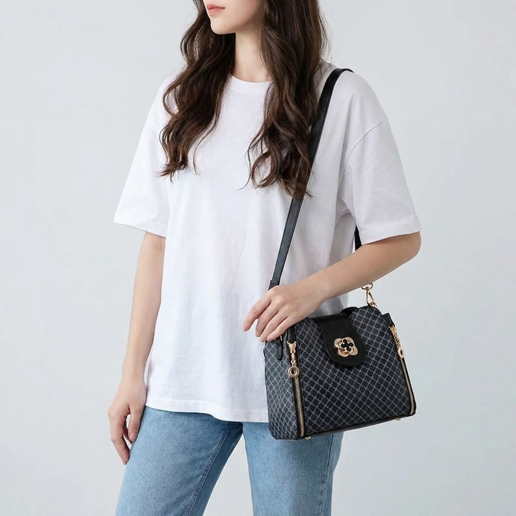 Monogram Bucket Bag | Dresden