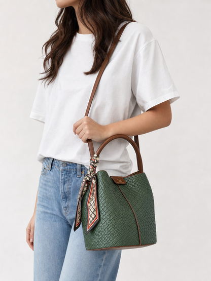 Woven Bucket Bag | Trier