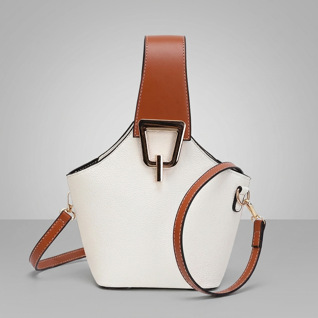 Two Tone Saddle Bucket bag | Aalborg