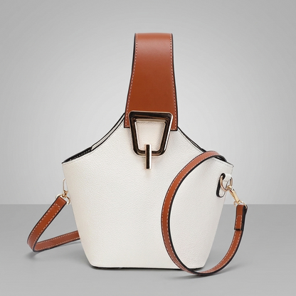 Two Tone Saddle Bucket bag | Aalborg
