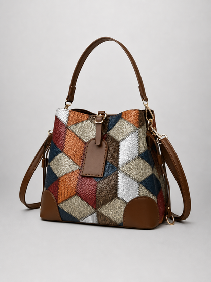 Patchwork Bucket Bag | Lugano