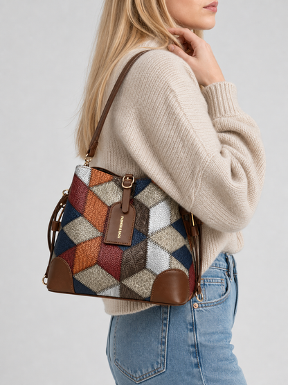 Patchwork Bucket Bag | Lugano