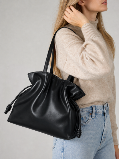 Ruched Cloud bucket Bag |  Coburg