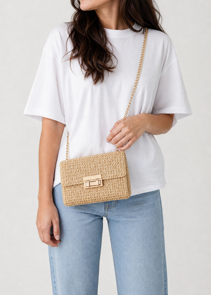 Woven Crossbody Clutch |  Rendsburg