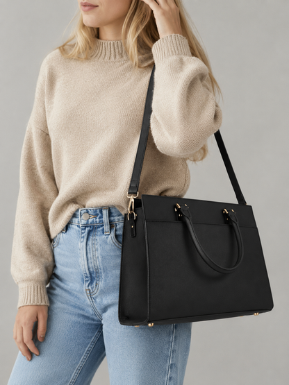 Structured leather Laptop Bag | Celle