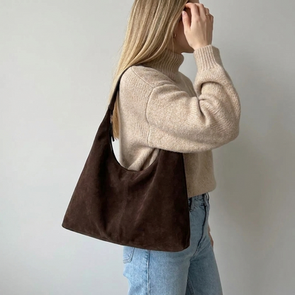Slouchy Suede Hobo Bag | Jena