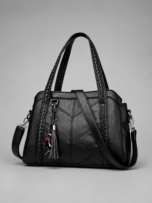 Braided Tassel Satchel Bag | Valencia