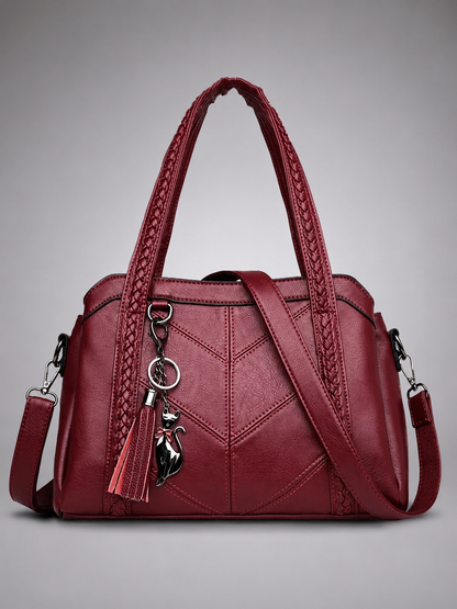 Braided Tassel Satchel Bag | Valencia