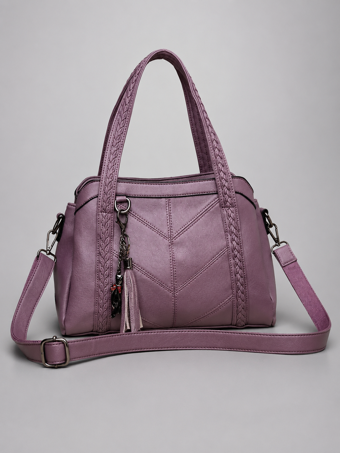 Braided Tassel Satchel Bag | Valencia