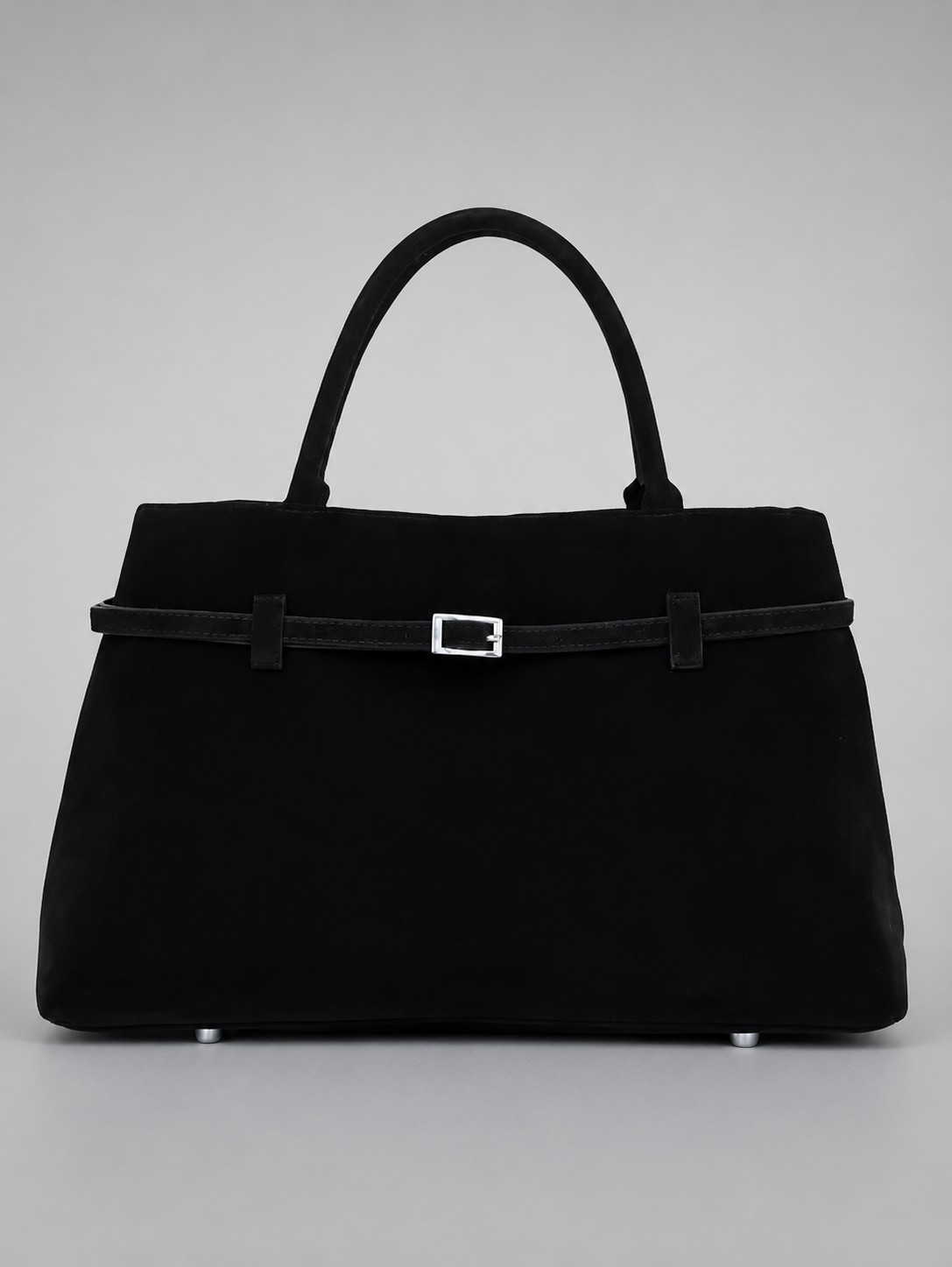 Suede Belted Tote Bag | Grenoble