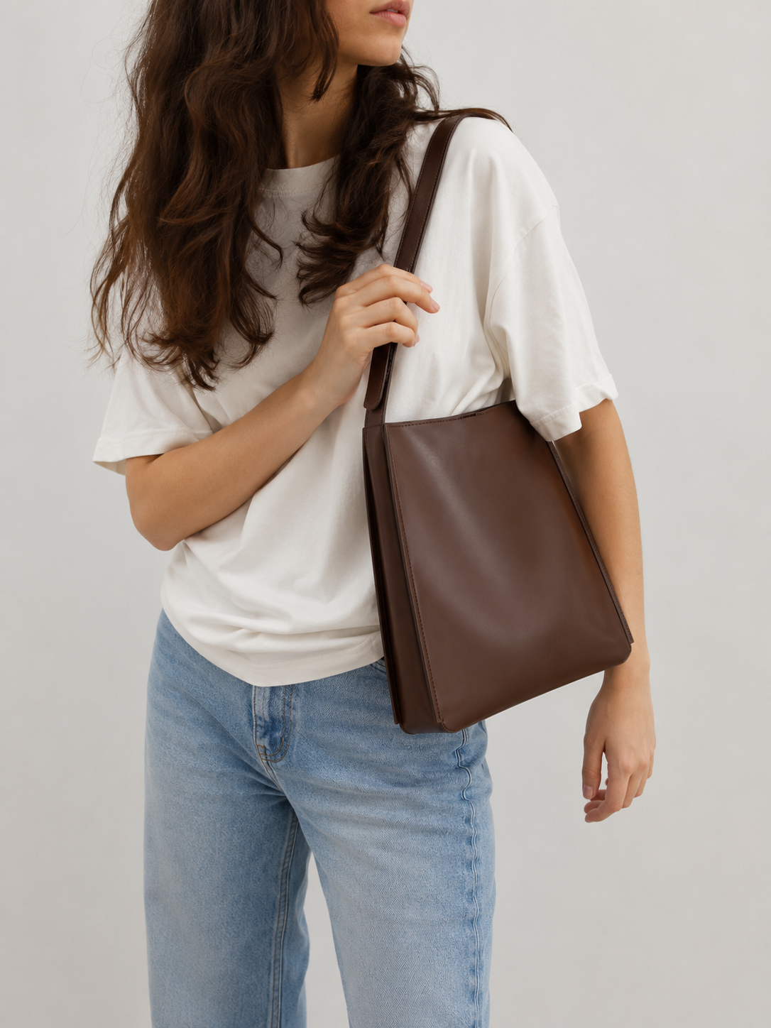 Minimalist Bucket Tote Bag, Oslo