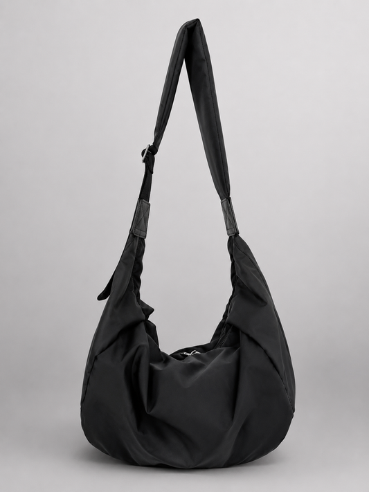 Oversized Nylon Hobo Bag | Nantes