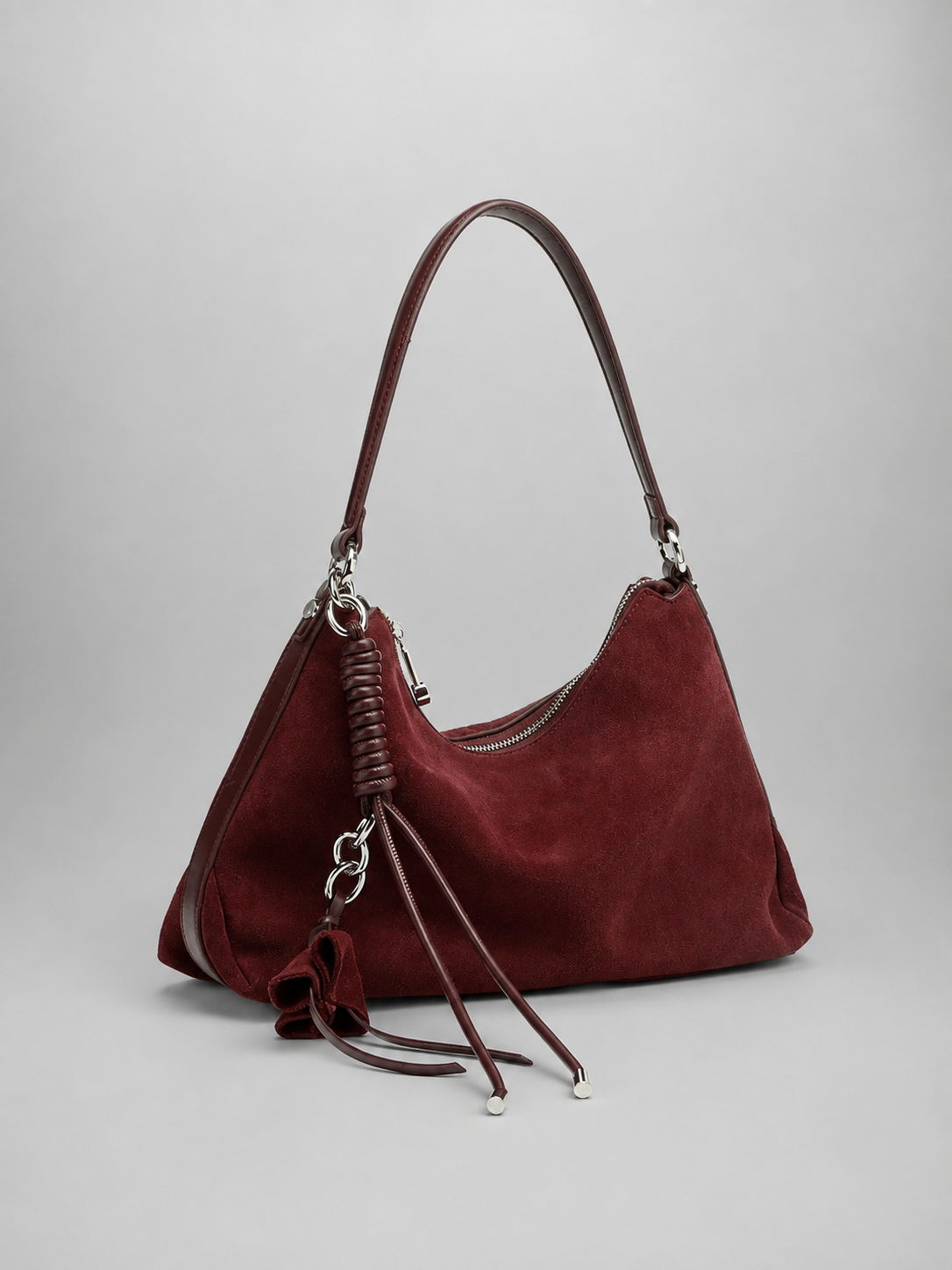 Suede Fringe Hobo Bag | Mainz