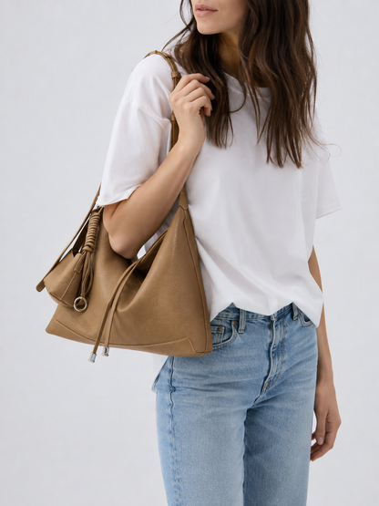 Slouchy Triangle Hobo bag | Halle