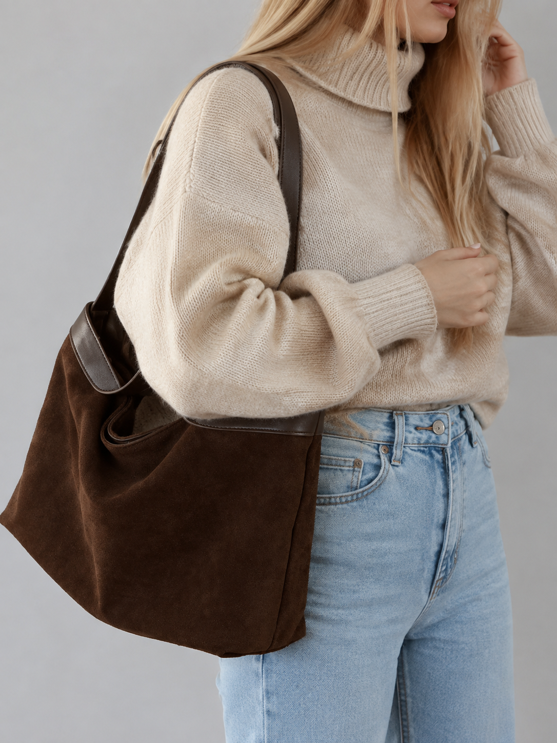 Slouchy Suede Hobo Bag | Kassel