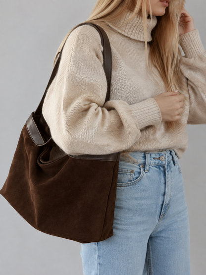 Slouchy Suede Hobo Bag | Kassel