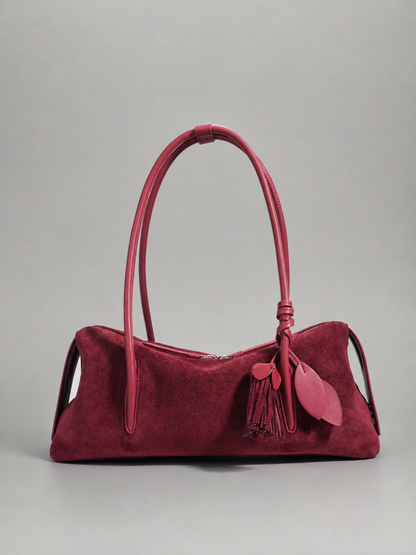 Suede Pillow Shoulder Bag | Ulm