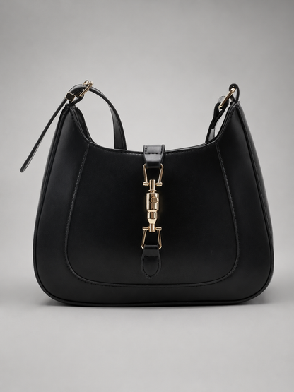 Curved Push-Lock Hobo Bag | Rennes