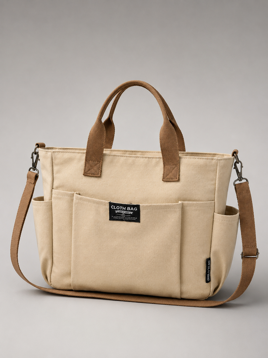 Structured Canvas Tote Bag | Delft