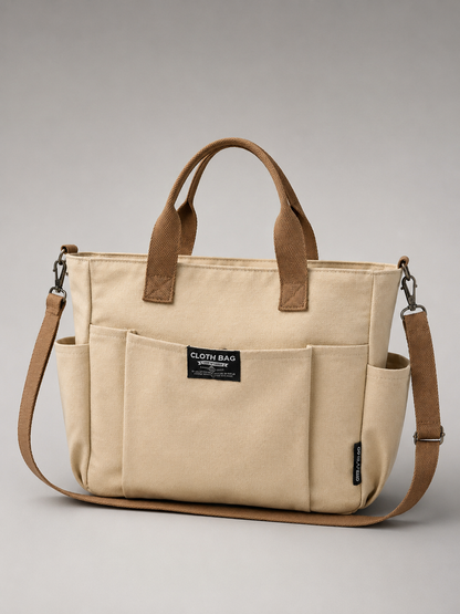 Structured Canvas Tote Bag | Delft