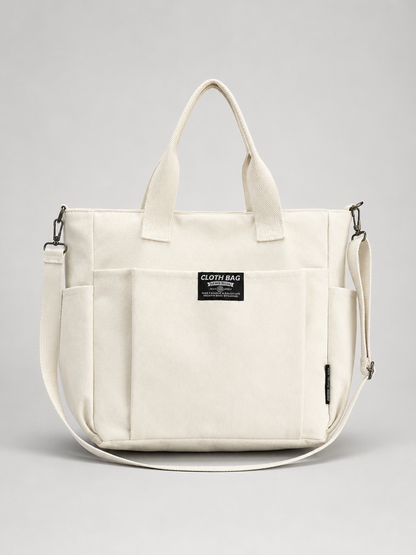 Structured Canvas Tote Bag | Delft