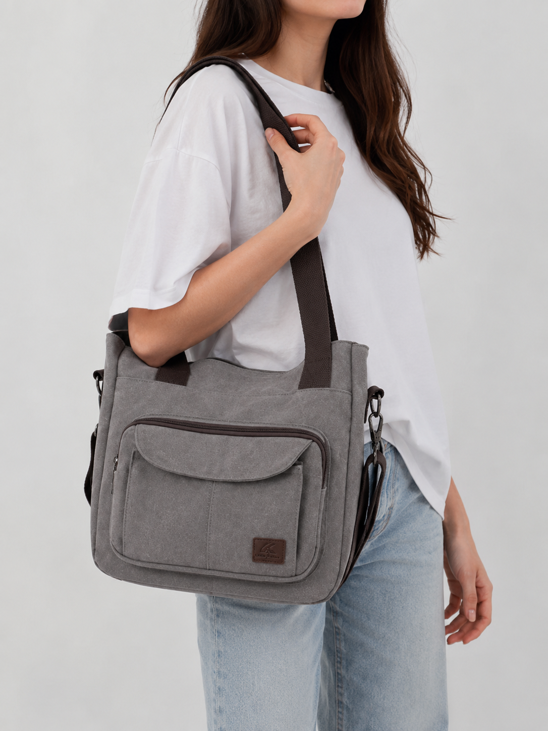 Canvas Pocket Tote Bag  | Utrecht
