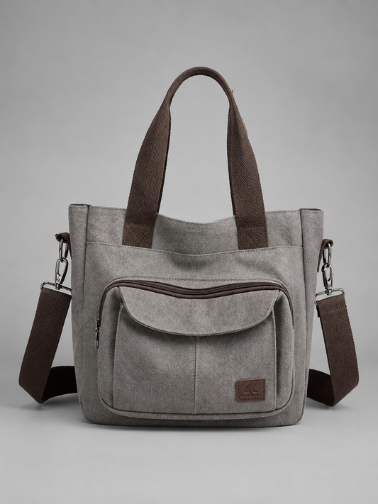 Canvas Pocket Tote Bag  | Utrecht