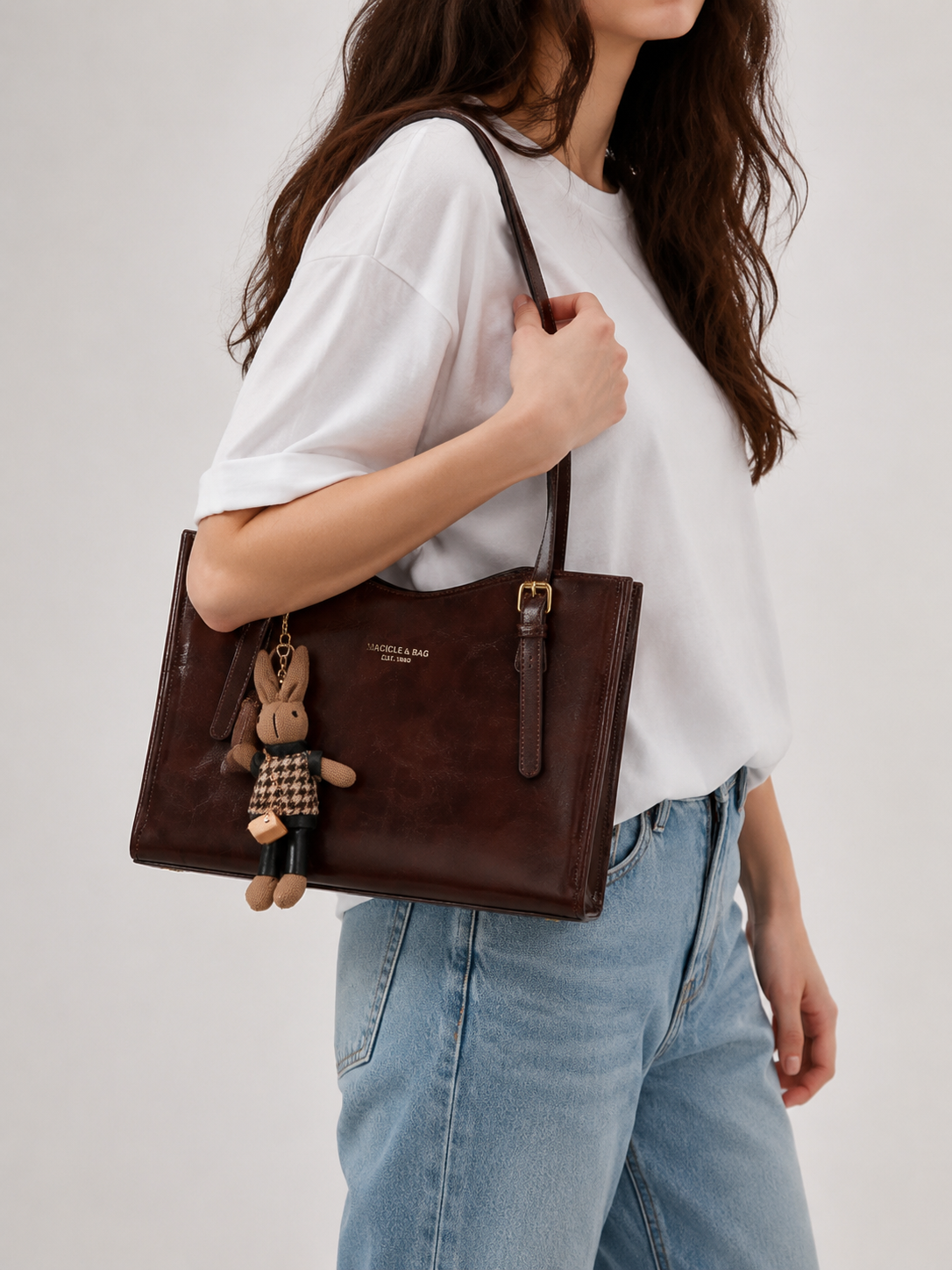 Vintage Tote bag with Pendant, Avignon
