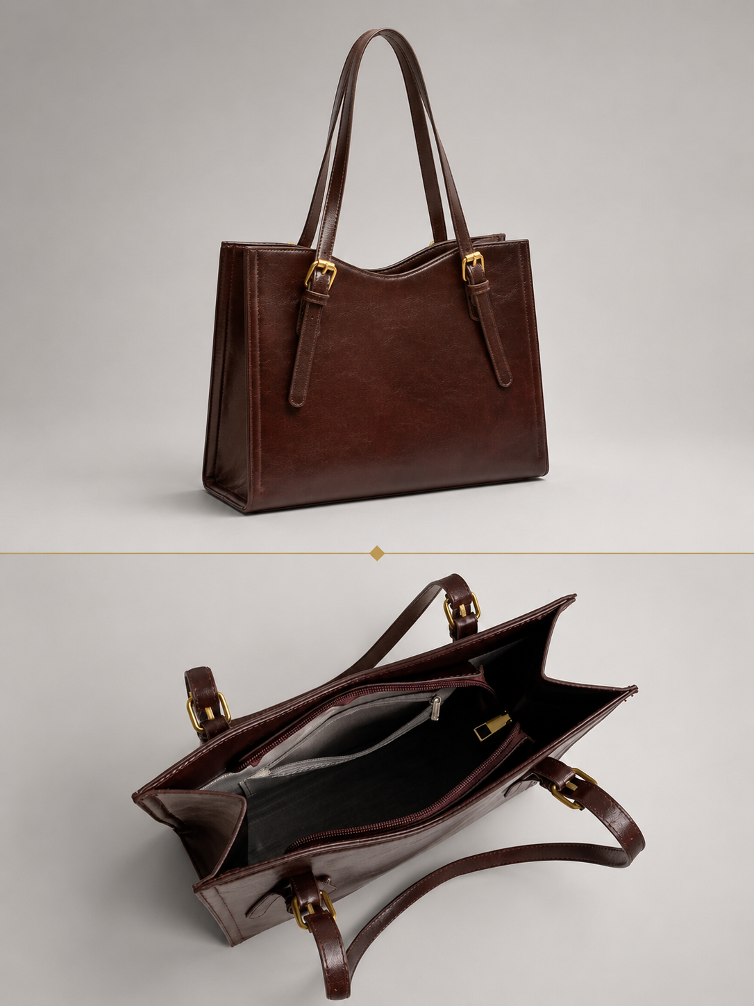 Vintage Tote bag with Pendant, Avignon