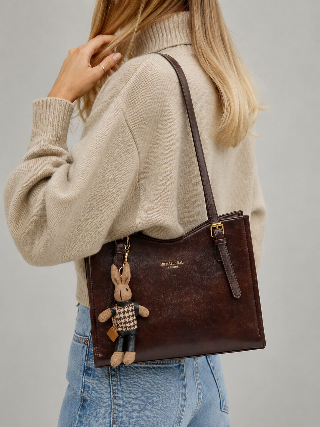 Vintage Tote bag with Pendant, Avignon