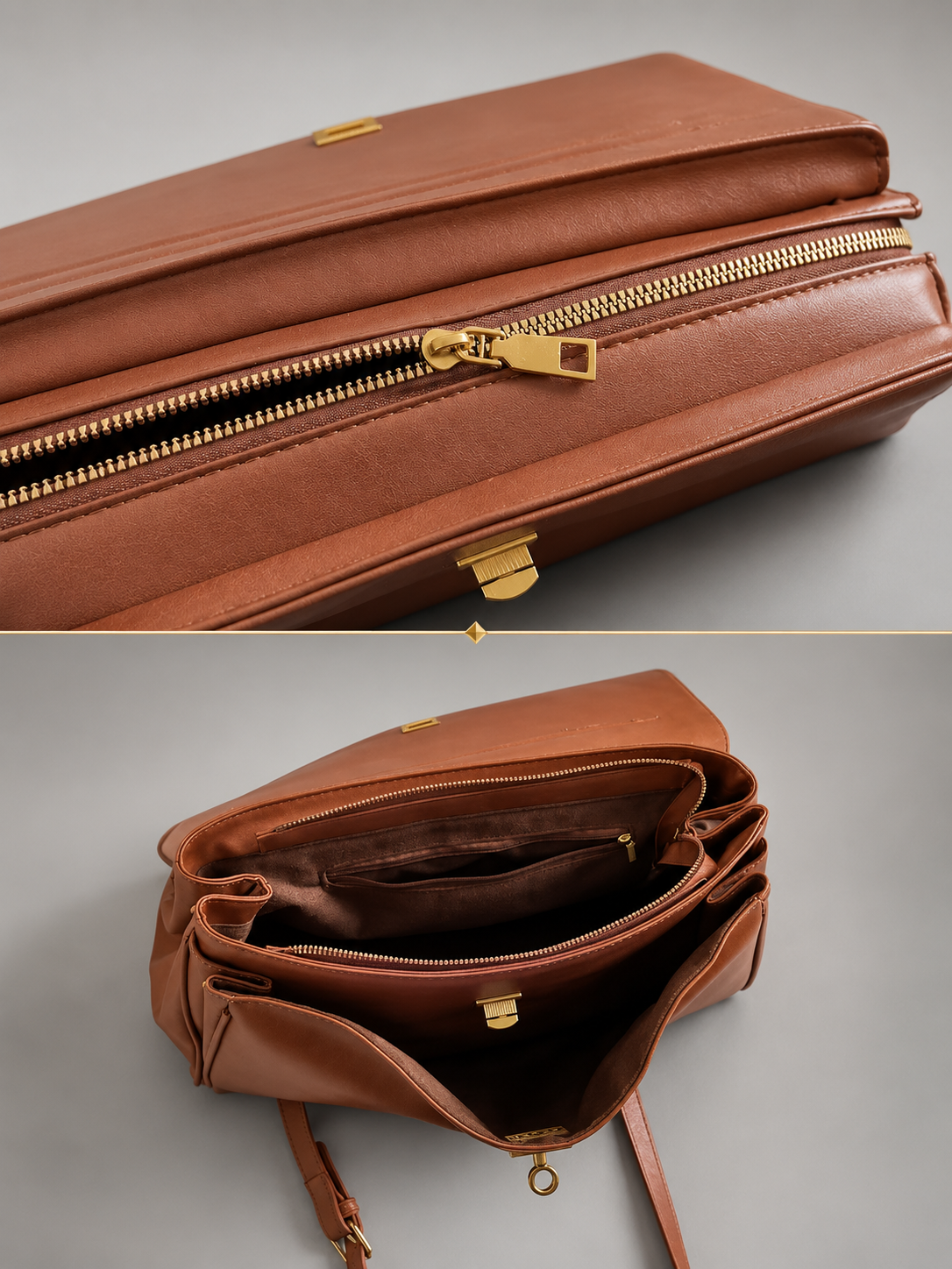 Vintage Lock Satchel Bag | Bratislava
