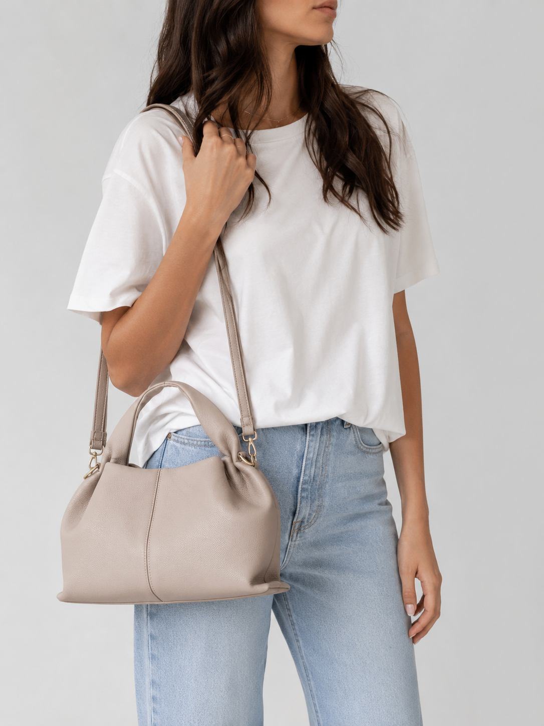 Cloud Shape Top Handle Bag | Lucerne