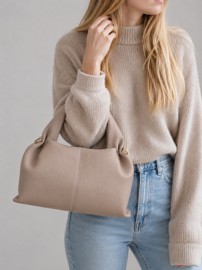 Cloud Shape Top Handle Bag | Lucerne