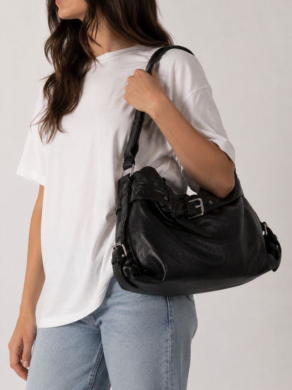 Biker Buckle Hobo Bag | Reims