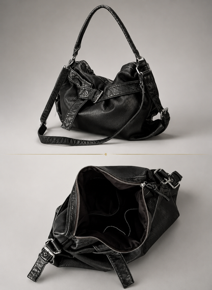 Biker Buckle Hobo Bag | Reims