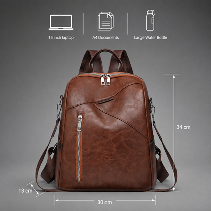 Minimalist Leather Backpack |  Villingen